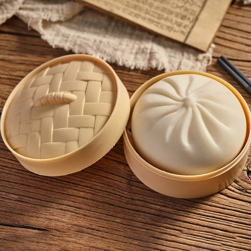 Squishy Bao Bun – Jouet Anti-Stress Moelleux à Presser