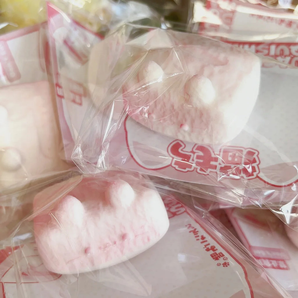 Pink Squishy Kitten Anti-Stress PU Toy – Ultra Soft and Kawaii