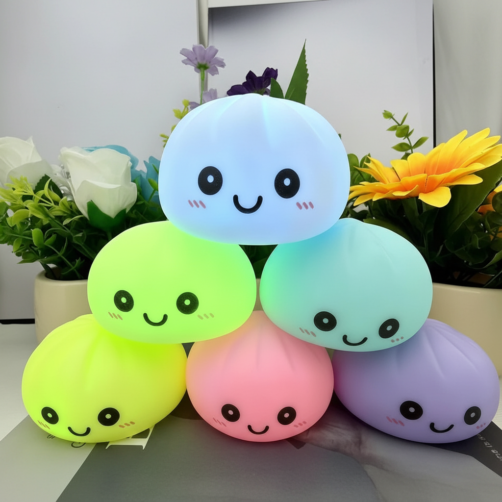 Veilleuse Squishy Baozi — Dumpling Doux & Lumineux 🥟✨