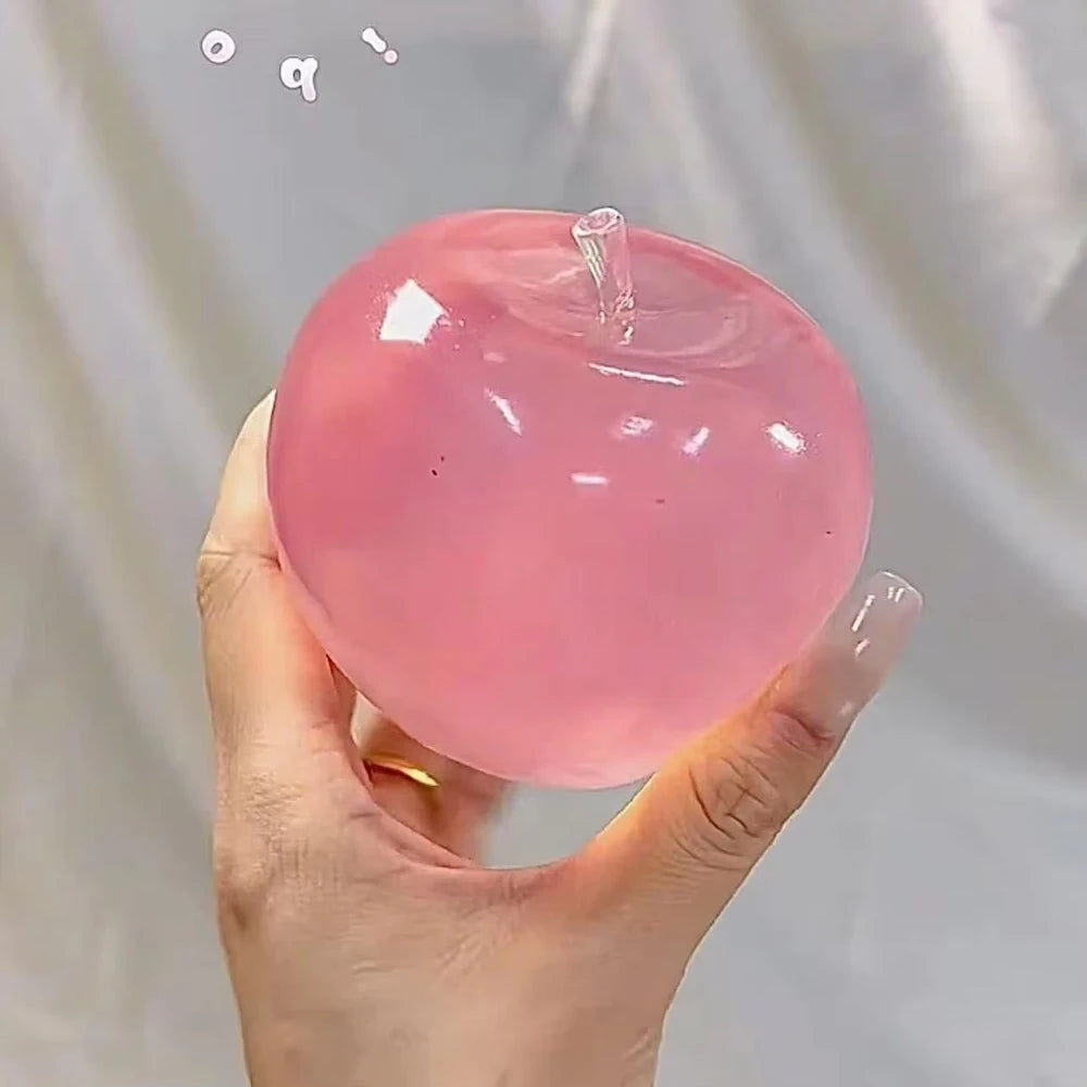 Balle Anti-Stress Squishy Maltose Transparente – Jouet Sensoriel à Rebond Lent