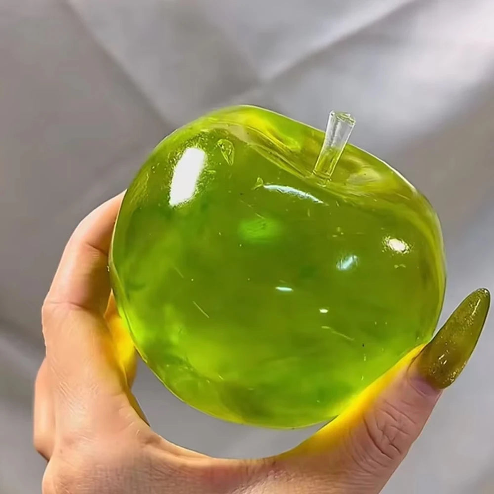Balle Anti-Stress Squishy Maltose Transparente – Jouet Sensoriel à Rebond Lent